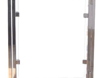 Puertecita de cristal con pinzas