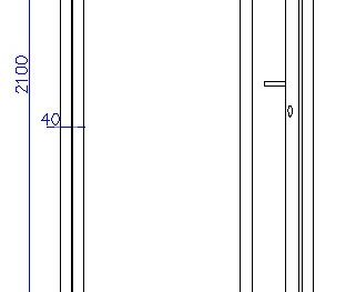 Puerta con tirador