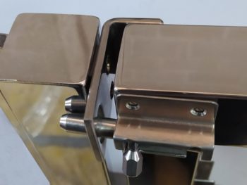 Puertecita de cristal con guias