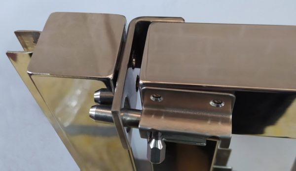 Puertecita de cristal con guias