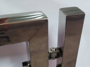 Puertecita de cristal con pinzas