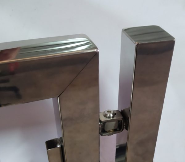 Puertecita de cristal con pinzas