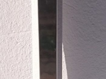 Poste 40x40 con soporte para pasamanos de Ø43 mm
