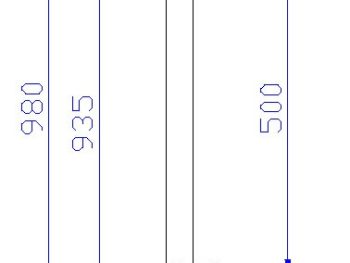 poste Ø43 sop pinza 90