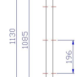poste Ø43 Lat cable 180
