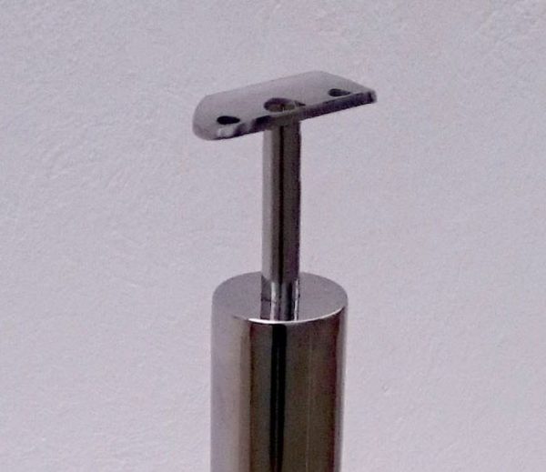 Poste Ø43 con soporte pasamanos