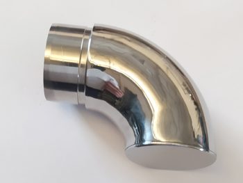 Codo con tapa para tubo redondo