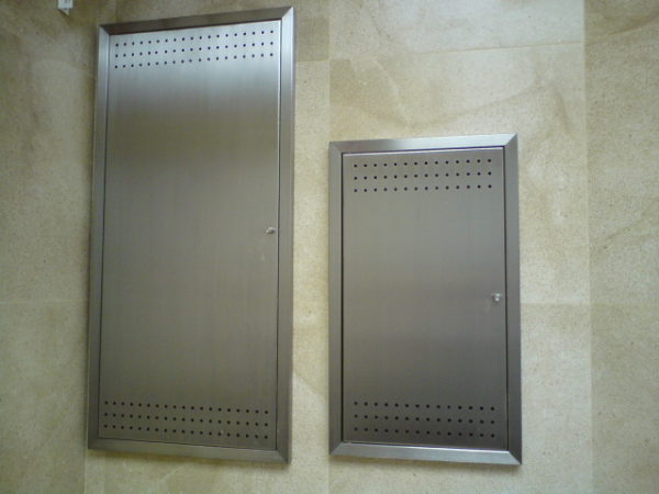 Registro inoxidable