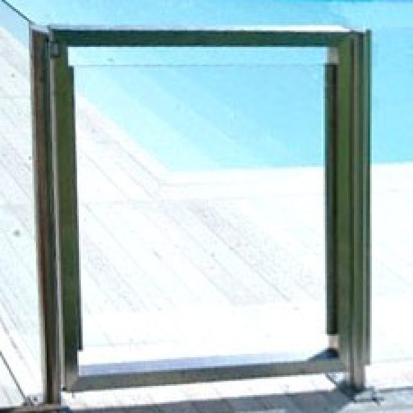 Puertecita de cristal con guias