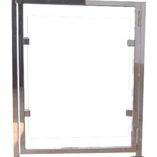Puertecita de cristal con pinzas