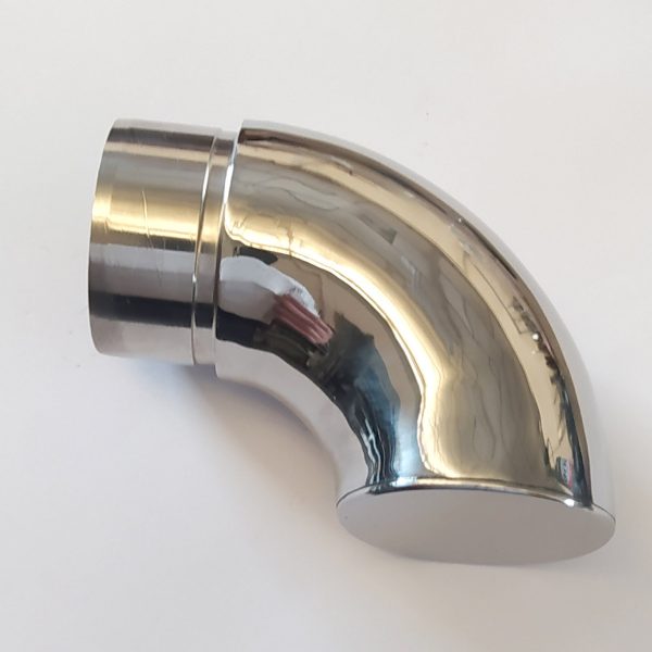 Codo con tapa para tubo redondo